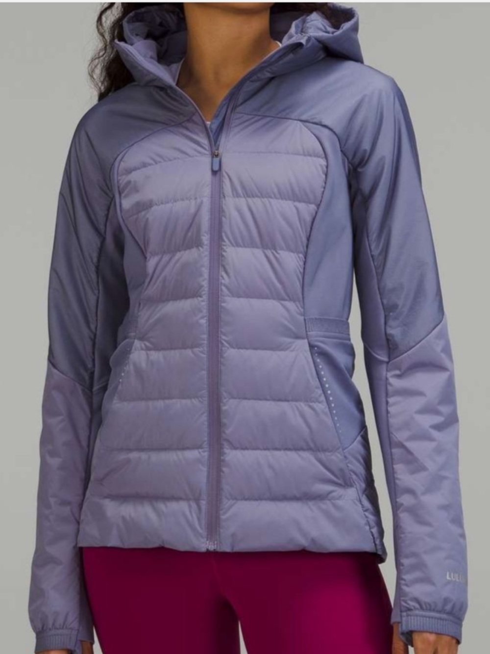 Lululemon Down For It All Peri Purple Jacket